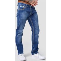 Code47 Regular-fit-Jeans Herren Jeans Hose Slim Fit Männer Regular Fit Denim Designerjeans von Code47