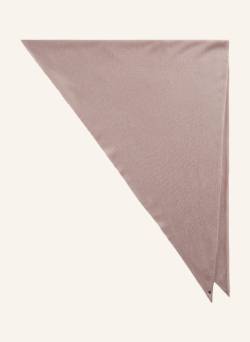 Codello Linksgestricktes Premium Dreieckstuch Aus Wolle Und Kaschmir rosa von Codello