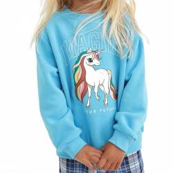 Codkkre Sweatshirt Mädchen Pullover für Kinder Süß Cartoon Sweater Mädchen Langarmshirts aus Baumwolle Alter 2-7 Jahre, 104, Stil 2 von Codkkre