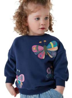 Codkkre Sweatshirt Mädchen Pullover für Kinder Süß Cartoon Sweater Mädchen Langarmshirts aus Baumwolle Alter 2-7 Jahre, 104, Stil 5 von Codkkre