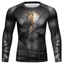 Cody Lundin 3D Herren Hemden Kompressionsgrafik T-Shirt Druck Langarm Rundhals Langarm, Stil Bb, XL von Cody Lundin