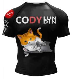 Cody Lundin Herren Kurzarm Shirt 3D Technischer Druck Kompression Sport T-Shirt Fantastische Sportlichkeit Sweatshirt, Stil 9, M, M von Cody Lundin