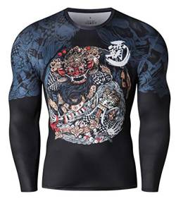 Cody Lundin Männer Kompressionshemd T-Shirt mit 3D-Druck Gym Tight Tops Langarm-Kompressionshemd für Männer von Cody Lundin