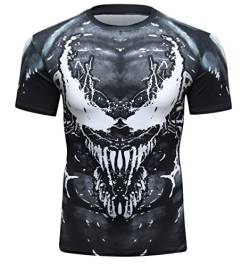 Cody Lundin Männer Kurzarm Kompression Shirt Enge T-Shirt Digitaldruck Bequem Laufen, BB, XL von Cody Lundin