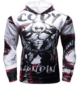 Cody Lundin Sport Hoodie für Herren Comic Kapuzenpullover Jacke für Fitness Männer Sweatshirts Hoody Outwear Hoody Männer Sport Hoodie Herren Kapuze (Color-g, M) von Cody Lundin