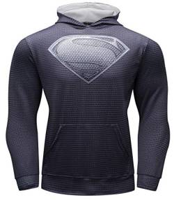 Cody Lundin Sport Hoodie für Herren Super Hero Kapuzenpullover Jacke für Fitness Herren Kapuze Männer Sweatshirts Hoody Outwear Hoody Männer Sport Hoodie (Color-a, M) von Cody Lundin