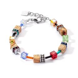 Coeur de Lion 3018/30-1511 Damen-Armband GeoCUBE Multicolor Braun von Coeur De Lion