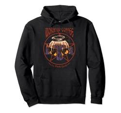 Worship Coffee The Dark Lord Kunstwerk für einen Kaffeeliebhaber Pullover Hoodie von Coffee Lover Apparel