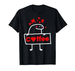 I Love Kaffee T-Shirt von Coffee