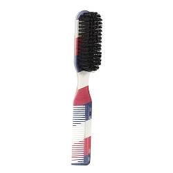 Colcolo Doppelköpfige Haarbürste, Haarstyling, tragbare Haarbürste für die tägliche Pflege, Styling von Haaren, Bart oder Schnurrbart, Ölkopf-Haarbürste für, Stil b von Colcolo