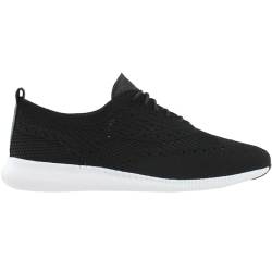 Cole Haan Damen 2.Zerogrand Stitchlite Oxfords, Schwarz (Black Knit/Optic White Black Knit/Opt Wht), 37 EU von Cole Haan