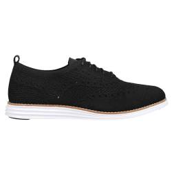 Cole Haan Damen Originalgrand Stitchlite Flügelspitze Oxford, Schwarz (Black Knit/Optic White), 39.5 EU von Cole Haan