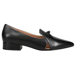 Cole Haan Damen Viola Skimmer Ballerinas, Schwarzes Leder, 37 EU von Cole Haan