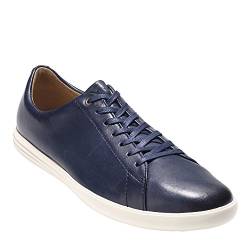 Cole Haan Herren Grand Crosscourt II Sneaker, Marineblaues Leder, brüniert, 44 EU Weit von Cole Haan