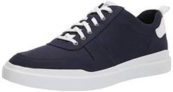 Cole Haan Herren Grandpro Rally Canvas Court Sneaker, Marineblaues Segeltuch, Weiß, 45 EU Weit von Cole Haan