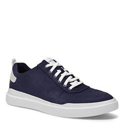 Cole Haan Herren Grandpro Rally Canvas Court Sneaker, Marineblaues Segeltuch, Weiß, 45.5 EU Weit von Cole Haan