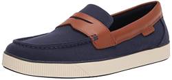 Cole Haan Herren Nantucket 2.0 Penny Loafer Slipper, Navy Textile Tan, 41 EU von Cole Haan