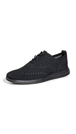 Cole Haan Herren Original Grand Stitchlite Oxfords, Schwarz (Black/Black Black/Black), 44 EU von Cole Haan