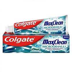 Colgate Max Clean Mikrogranulat Zahnpasta, langanhaltende Frische und erstaunliche Reinigung, mit Minze sprudelnd, 100 ml von Colgate