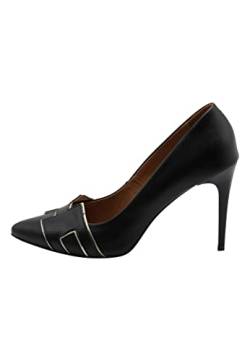 Colina Damen Leder Pumps, Schwarz, 39 EU von Colina