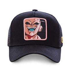 Tracker Kappe Herren Dragon Ball Z, Cap Herren, Majin Buu, Langlebig, Schwarz, Einheitsgröße von Collabs