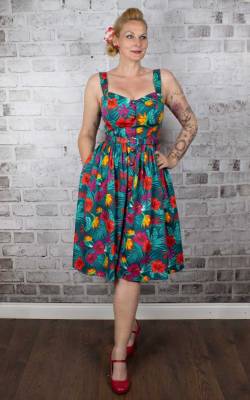 Collectif Jemima Tropico Swing Kleid #6 von Collectif