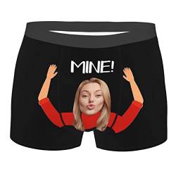 Collienght Custom Face Boxer Briefs It's Yours Black Funny Boxer Briefs für Valentinstag Mine Unterwäsche Personalisierte Girlfriend Wife's Photo Boxer Briefs von Collienght