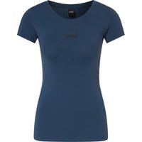 COLMAR T-Shirt, Rundhals-Ausschnitt, Logo-Print, für Damen, blau, L von Colmar