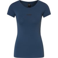COLMAR T-Shirt, Rundhals-Ausschnitt, Logo-Print, für Damen, blau, S von Colmar