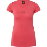 COLMAR T-Shirt, Rundhals-Ausschnitt, Logo-Print, für Damen, pink, L von Colmar