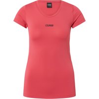 COLMAR T-Shirt, Rundhals-Ausschnitt, Logo-Print, für Damen, pink, XS von Colmar