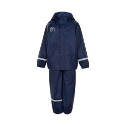 Color Kids Unisex Kinder Rain Set Solid Pu Regenjacke, Dress Blues, 98 EU von Color Kids