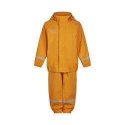 Color Kids Unisex Kinder Rain Set solid PU Regenjacke, Cadmium Yellow, 116 von Color Kids