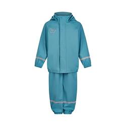 Color Kids Unisex Kinder Rain Set solid PU Regenjacke, Delphinium Blue, 86 von Color Kids