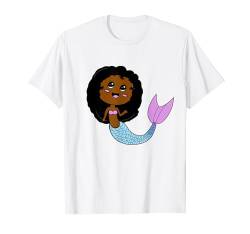 I Love Mermaids Süßes Kostüm Kinder Kleinkind Baby Mädchen 5T 4T T-Shirt von Color Like Dat