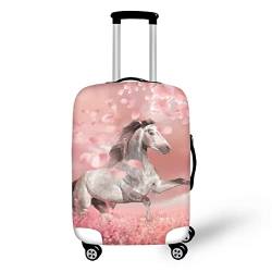 Coloranimal Reisegepäck-Schutzhüllen, flexibel, elastisch, mit Reißverschluss, pferd, M (22"-25" cover), Gepäck-Set von Coloranimal