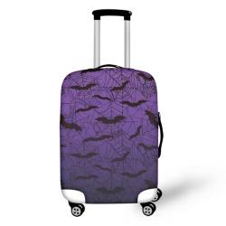 Coloranimal Reisegepäck Schutzhüllen Flexible Elastische Reißverschluss Tasche Abdeckung, Halloween-Fledermäuse, XL (30"-32" cover), Gepäck-Set von Coloranimal