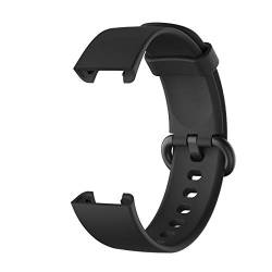 Für Xiaomi Mi Watch Lite Armband,Colorful Sport Silikon Ersatzarmband Uhrenarmband Replacement Wechselarmband watch band für Xiaomi Mi Watch Lite Smartwatch (Schwarz) von Colorful Elektronik