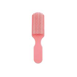 Colorful Tintenfisch Entwirrungsbürste für schwarzes Naturhaar - Entwirrbürste Hair Detangling Comb für natürliches Haar, lockiges Haar, Afro 3/4 ABC Textur (Pink) von Colorful Home Tool