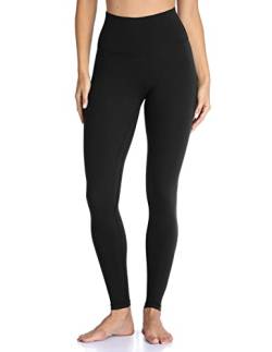 Colorfulkoala Women's High Waisted Tummy Control Workout Leggings Full Length Ultra Soft Yoga Pants 28" (M, Black) von Colorfulkoala