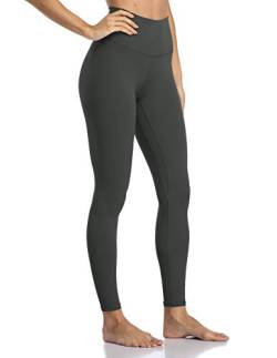 Colorfulkoala Women's High Waisted Tummy Control Workout Leggings Full Length Ultra Soft Yoga Pants 28" (M, Charcoal Grey) von Colorfulkoala