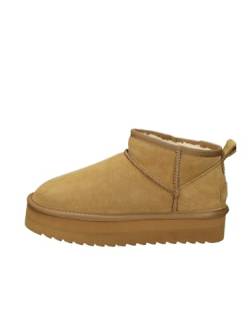 Colors Of California - Platform Boot In Suede Tan HC.YWPLA01 von Colors of California