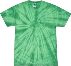 Colortone Batik-T-Shirt für Kinder und Erwachsene bis 5XL - Gr�n - Groß von Colortone