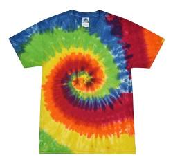 Colortone Batik-T-Shirts für Damen und Herren, Moondance, XL von Colortone