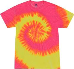 Colortone T-Shirt für Jugendliche und Erwachsene mit Batikfärbung. - - Mittel von Colortone