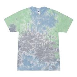 Colortone Unisex Batik T-Shirt 'Swirl' | Batik Shirt S - 5XL mit verschiedenen Mustern | Flower Power Kleidung Damen Herren aus Baumwolle | Handgefärbtes Batik Design | Slushy, 3XL von Colortone