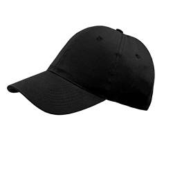 Colours & Beauty Schwarze Sommerhut für Damen und Herren| Sommerhut Herren | Baumwolle Flexfit Basecap Herren | Sonnenhut Damen | Kopfbedeckung Damen Sommer | Kappe Mädchen | Sport Cap | Snapback Cap von Colours & Beauty