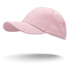 Colours & Beauty rosa verstellbare Flexfit Basecap aus Baumwolle für Damen und Herren | Sommerhut Herren | Sonnenhut Damen | Kopfbedeckung Damen Sommer | Kappe Mädchen | Sport Cap | Snapback Cap von Colours & Beauty