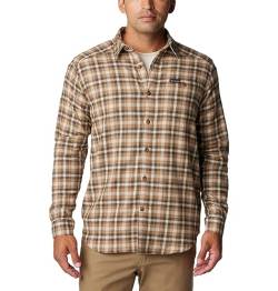 Columbia Cornell Woods Herren Flanell-Langarmhemd, Delta Tartan Ombre, Größe L von Columbia