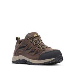 Columbia Crestwood WP wasserdichte Wanderschuhe für Herren, Braun (Mud x Squash), 41.5 EU von Columbia